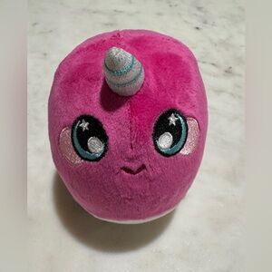 Pink Narwhal Unicorn Plush Toy